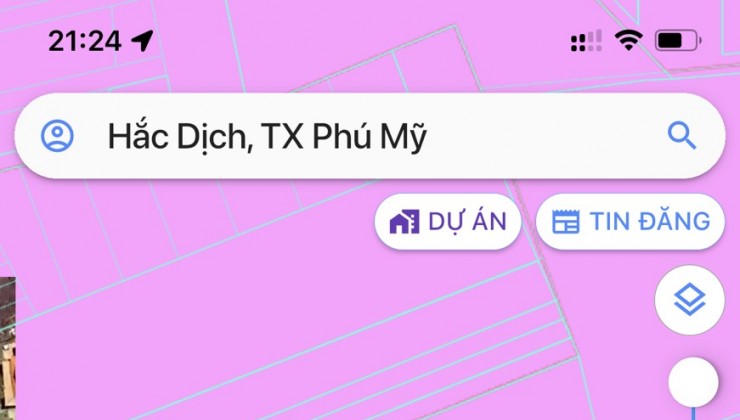 Chủ cần bán lô đất kp5 hắc dịch , mặt tiền đường bê tông , dân cư đông