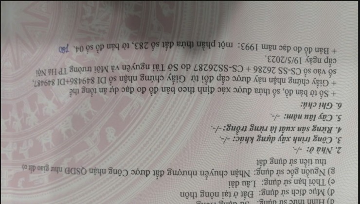CHÍNH CHỦ CẦN BÁN LÔ GÓC ĐỐI DIỆN VƯỜN HOA TẠI KHU ĐÔ THỊ NGUYÊN KHÊ - ĐÔNG ANH - HÀ NỘI