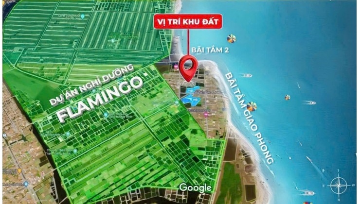 Sở hữu đất biển du lịch Quất Lâm, Nam Định. Giá đợt 1, vị trí tiềm năng sinh lời tốt