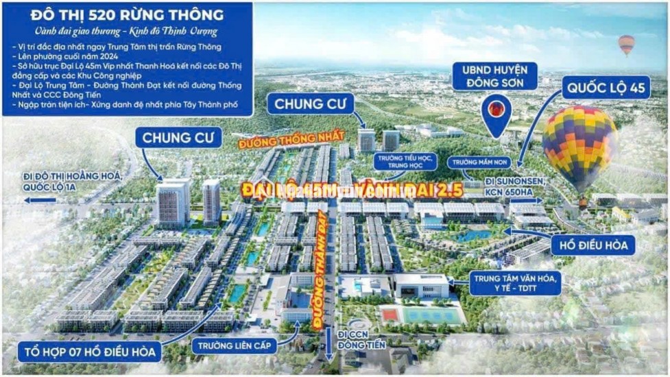 Tìm đâu ra siêu phẩm MBQH520 Rừng Thông,Thanh Hóa cực đẹp giá lại quá rẻ chỉ từ 1tỷ250