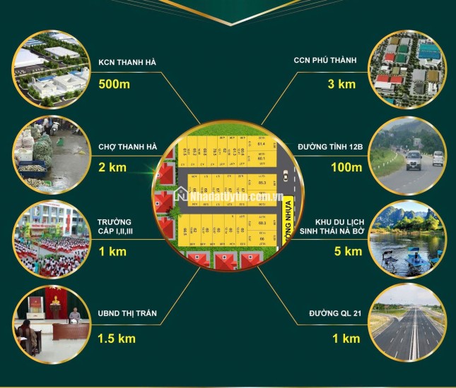 Quỹ đất tại thị trấn Thanh Hà-Lạc Thuỷ-Hoà Bình