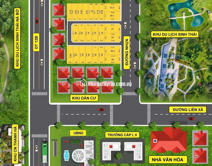 Đất thị trấn Ba Hàng Đồi huyện Lạc Thủy