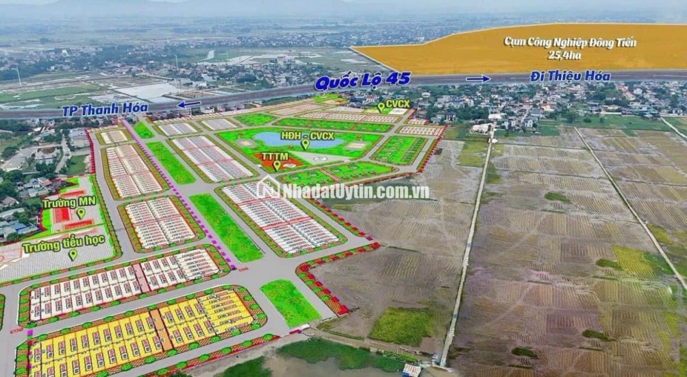 Lô đất cực kỳ thích hợp để đầu tư,kinh doanh. Em còn mấy lô giá cực ưu đãi tại Phường Rừng Thông,TP.Thanh Hóa