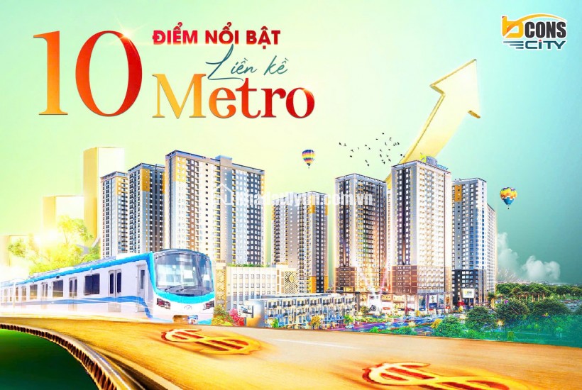 Quần thể Bcons City đô thị Khu Đông TP. Hồ Chí Minh, nên đầu tư ngay