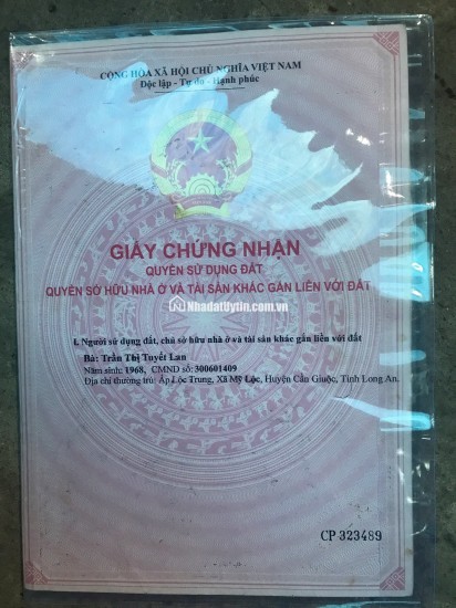 Mua nhà phố tại Cần Giuộc, gần chợ và trường học
