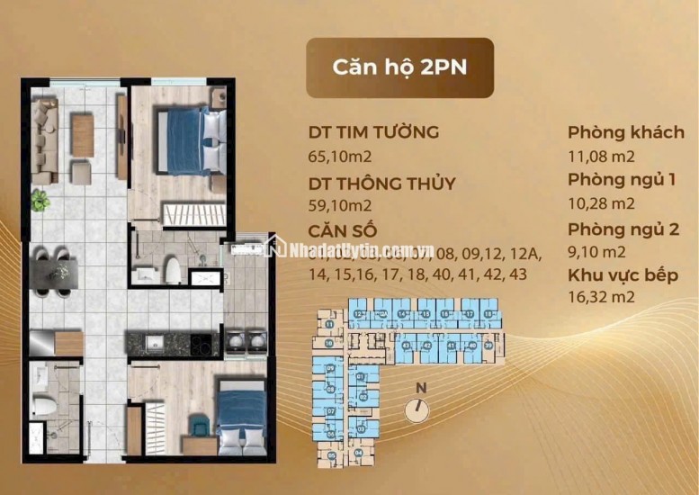 căn hộ cao cấp The Gió Riverside nằm cách trung tâm tphcm 11km