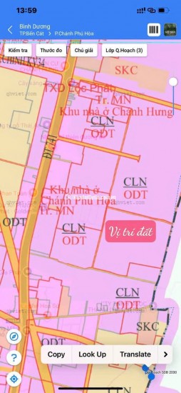 BÁN LÔ ĐẤT ĐẸP - TRUNG TÂM TP. BẾN CÁT - GIÁ ĐẦU TƯ 450tr