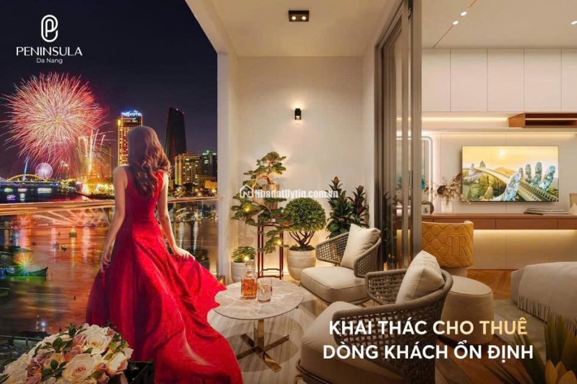 Căn hộ 2 phòng ngủ với view đẹp tại Peninsula - Đầu tư hấp dẫn tại Đà Nẵng