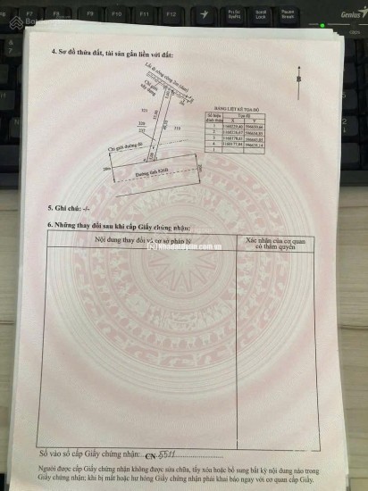 ĐẤT THỔ MẶT TIỀN ĐƯỜNG 826B CẦN ĐƯỚC 237M2 / 3,7 TỶ