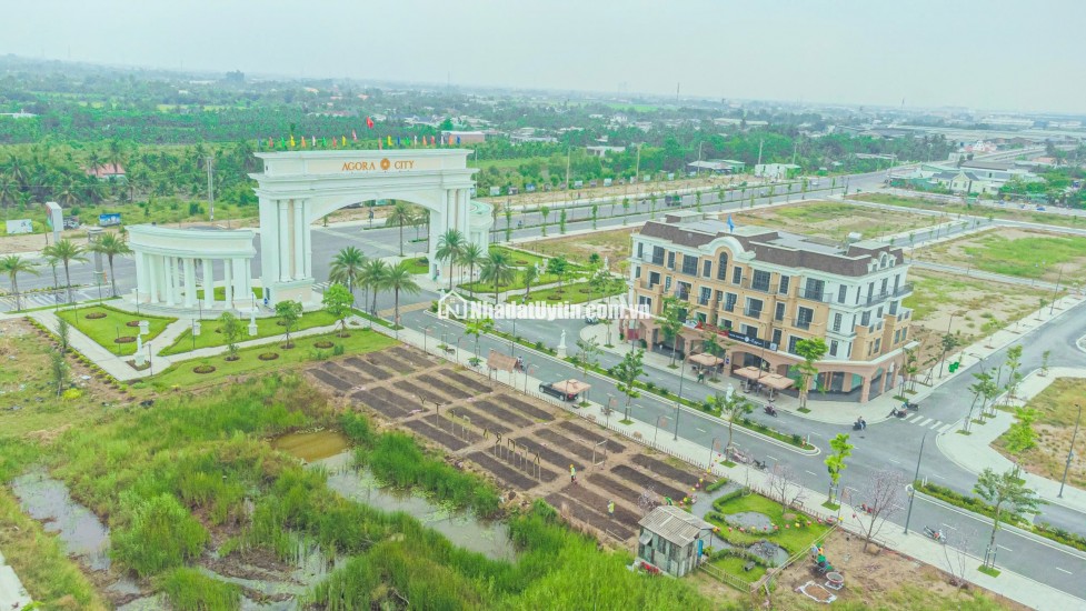 đất nền giá tốt tại agora city - khu đô thị trung tâm hành chính thương mại thủ thừa