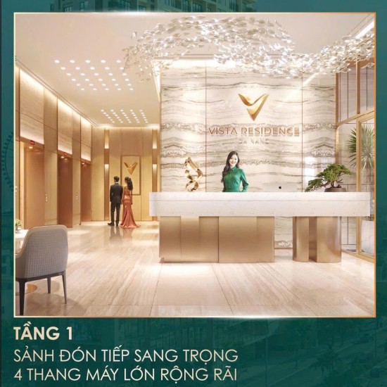 DEAL HOT! VISTA RESIDENCE,CĂN HỘ RẺ NHẤT TRUNG TÂM ĐÀ NẴNG VIEW SÔNG HÀN, CĂN 2PN