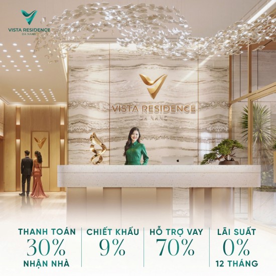 DEAL HOT! VISTA RESIDENCE,CĂN HỘ RẺ NHẤT TRUNG TÂM ĐÀ NẴNG VIEW SÔNG HÀN, CĂN 2PN