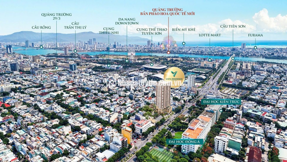 CỰC ÍT - SỞ HỮU CĂN HỘ 2PN HẠNG SANG VISTA RESIDENCE TẠI TRUNG TÂM ĐÀ NẴNG - GIÁ SIÊU KHUYẾN MÃI