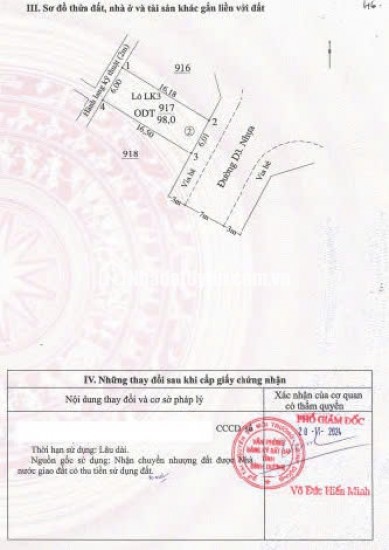 990tr có ngay 98m2 đất mặt tiền đường nhựa sổ sẵn