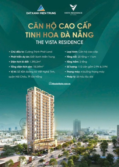 Cực hiếm! Số lượng có hạn - chỉ từ 1,3 tỷ sở hữu ngay căn hộ Vista Residence Da Nang