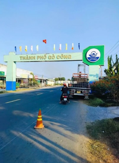BÁN ĐẤT MẶT TIỀN QL50, TP GÒ CÔNG SHR, CÔNG CHỨNG SANG TÊN NGAY - GIÁ CHỈ 600TR