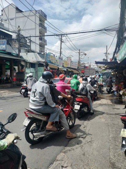 BÁN NHÀ MẶT TIỀN CHỢ AN NHƠN KHU DÂN CƯ ĐÔNG ĐÚC