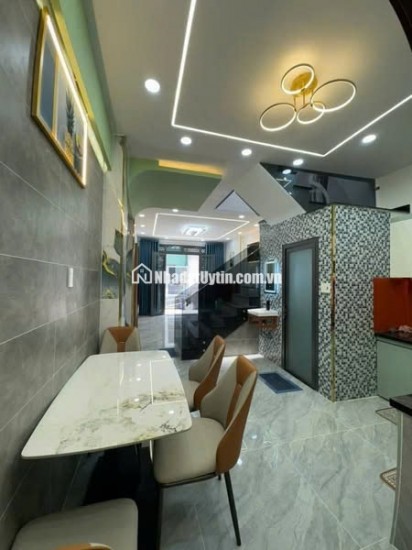 NHÀ 4x14 – ĐÚC 2 TẦNG – HẺM Ô TÔ – FULL NỘI THẤT – P.TÂY THẠNH, Q.TÂN PHÚ