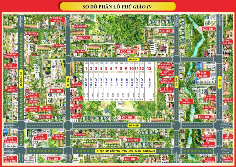 Còn 3 nền đất thổ cư gần KCN tại Bình Dương giá tốt, sổ sẵn, hợp xây phòng trọ
