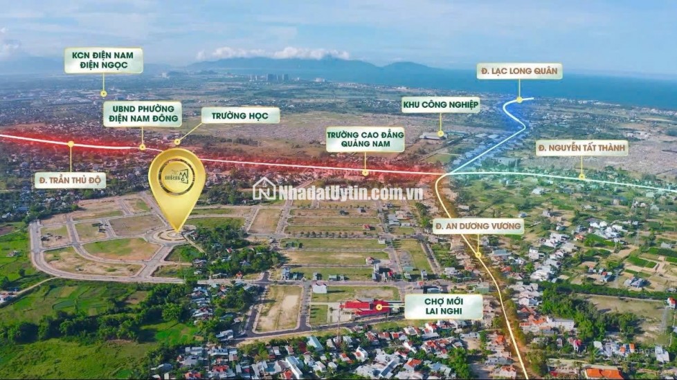 ĐẤT ĐƯỜNG TRẦN THỦ ĐỘ 126M2 NGANG 6M-DÀI 21M ĐƯỜNG 17M VIEW SÔNG HOÀI VÀ SÁT BIỂN AN BÀNG HỘI AN.