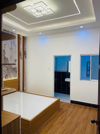 LIÊN KHU 1-6  - BÌNH TRỊ ĐÔNG - BÌNH TÂN - 56M2 (4x14) NHÀ 3 TẦNG KIÊN CỐ - HẺM ÔTÔ 7M VIVU - KHU VIP AN NINH - MUA BÁN SẦM UẤT - SỔ VUÔNG VỨC