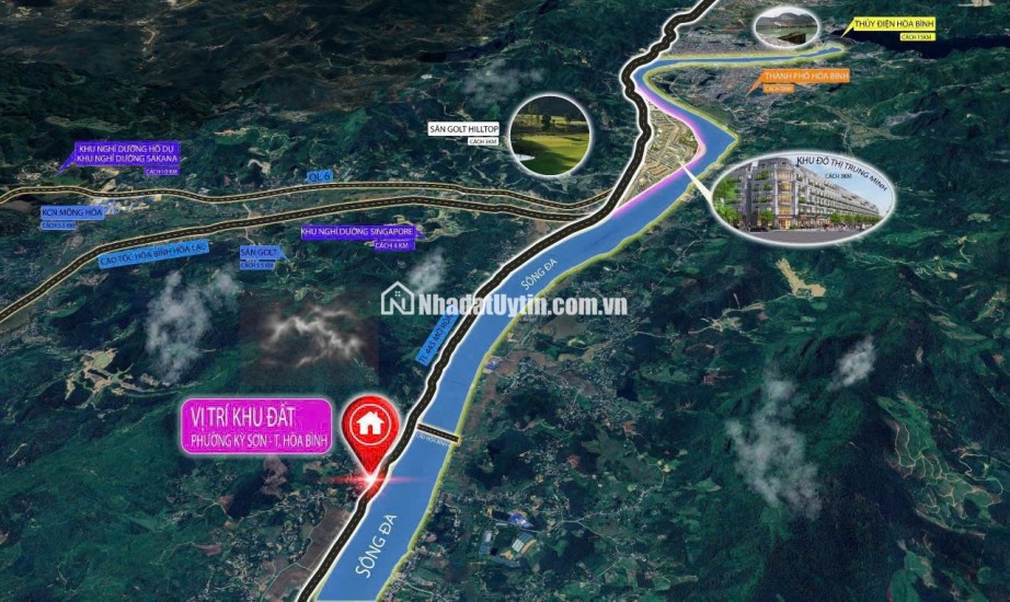  ĐẦU TƯ ĐẤT NỀN 2 MẶT TIỀN– VIEW SÔNG ĐÀ CỰC ĐỈNH! GIÁ CHỈ 6XXTR/LÔ