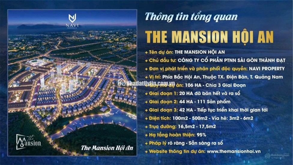 BÁN ĐẤT NỀN DỰ ÁN - GẦN PHỐ CỔ HỘI AN - GẦN BIỂN GIÁ CHỈ TỪ 16,2 TRIỆU/1M2