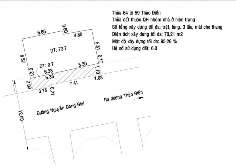 Bán Nhà Mặt Tiền 5 Nguyễn Đăng Giai , P.Thảo Điền, Q2