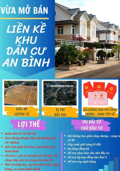 SỞ HỮU ĐẤT ĐẸP, GIÁ RẺ – TRUNG TÂM AN BÌNH, Tiềm Năng Tăng Giá Cao!
