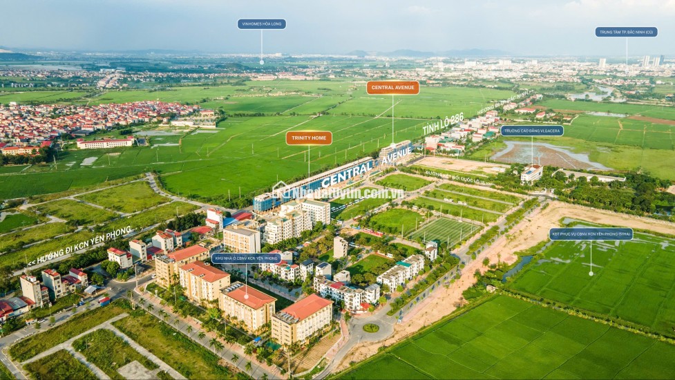 Liền kề – Shophouse trung tâm Yên Phong, sổ đỏ sẵn, LH PKD 0838.057.368