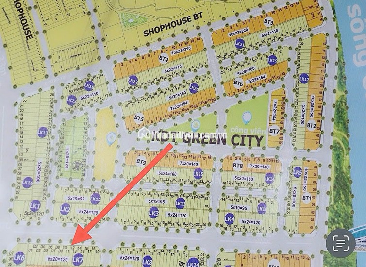  HÀNG HIẾM GIÁ TỐT – TRỤC 27M THÔNG THẲNG RA BIỂN LK7
KHU ĐÔ THỊ GREEN CITY 