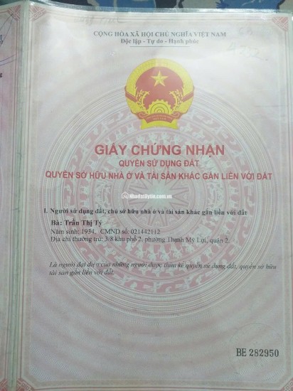 Đất MTNB3,5 và 12m 8x25 giá 5,999 tỷ