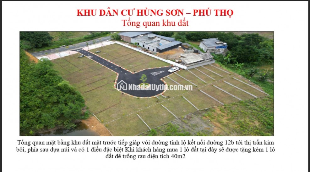  Đất nền Kim Bôi – Hòa Bình giá siêu rẻ: Mua 1 tặng 1, sổ hồng từng lô, xây ngay!