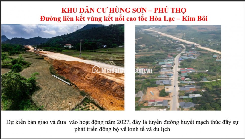  Đất nền Kim Bôi – Hòa Bình giá siêu rẻ: Mua 1 tặng 1, sổ hồng từng lô, xây ngay!