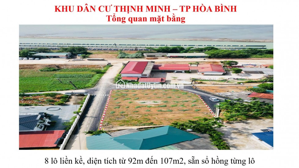 ĐẤT NỀN 2 MẶT TIỀN – VIEW SÔNG ĐÀ CỰC HIẾM TẠI TRUNG TÂM TP. HÒA BÌNH. Chỉ từ 6xx TRIỆU/LÔ