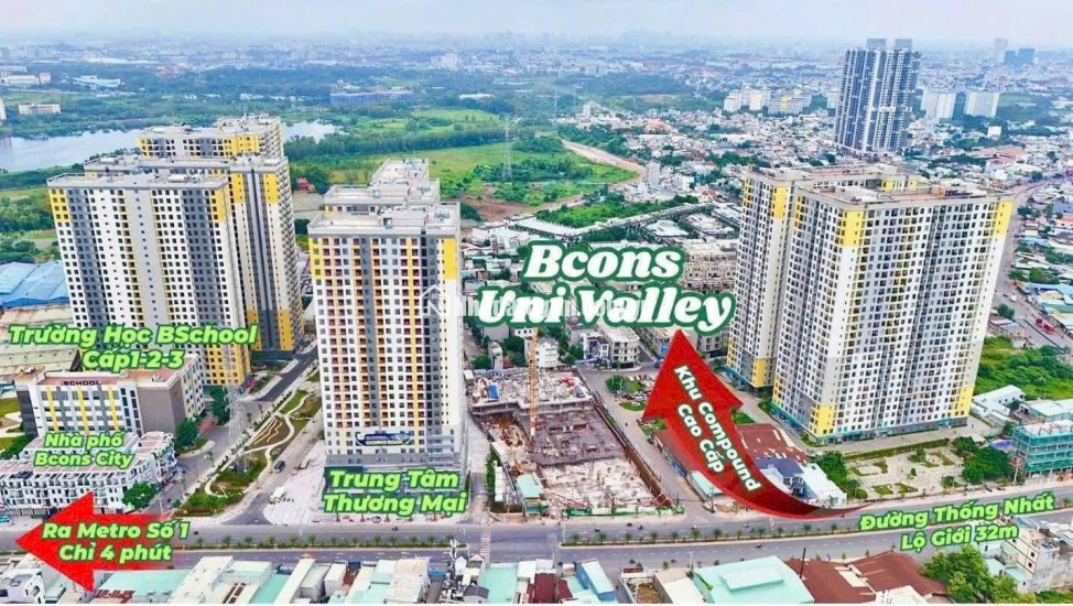 NHÀ PHỐ THƯƠNG MẠI BCONS UNI VALLEY – SỔ HỒNG TRAO TAY, NGAY TRÁI TIM DĨ AN!