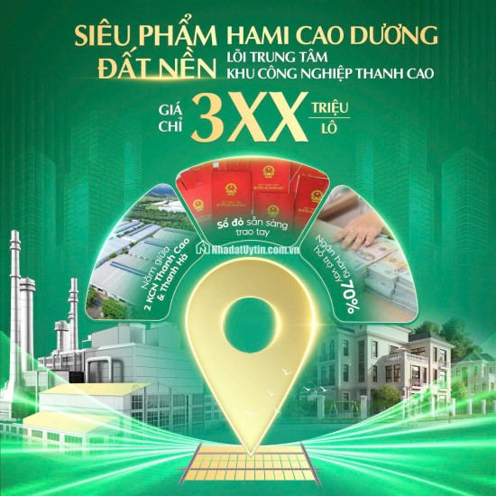 NẮM BẮT CƠ HỘI VÀNG ĐÓN TRỌN QUỸ ĐẤT HIẾM - ĐẦU TƯ SIÊU LỢI NHUẬN ĐẤT NỀN HAMI CAO DƯƠNG LƯƠNG SƠN HOÀ BÌNH nay là Phú Thọ