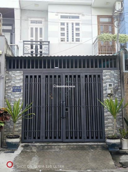 CHO THUÊ NHÀ 80M2, 2PN 1 TRỆT 1 LẦU + NỘI THẤT HẺM RỘNG 6M ĐƯỜNG TL37, KP1, P.THẠNH LỘC, Q.12