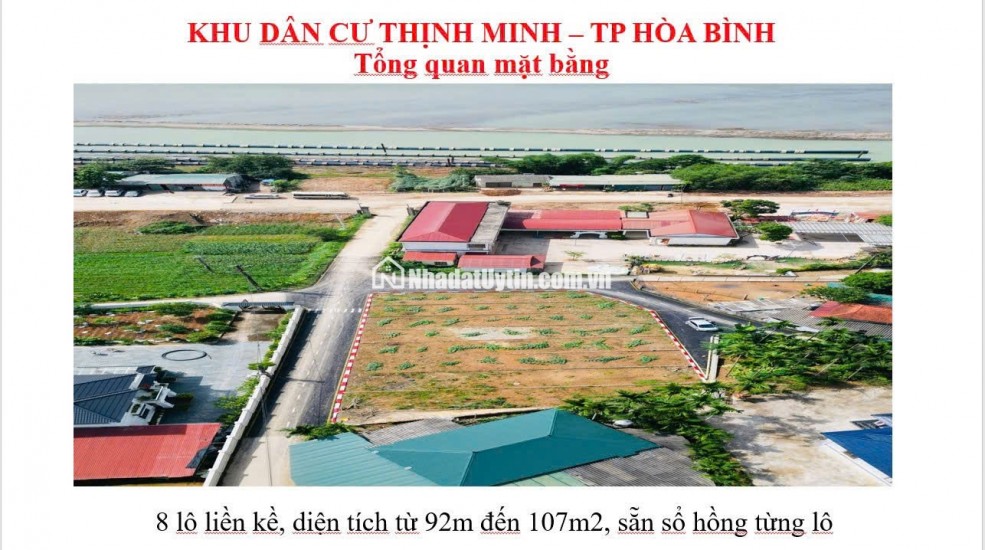 600 TRIỆU - Đất nền TP Hòa Bình GIÁ F0: View sông Đà - sẵn sổ đỏ công chứng ngay
