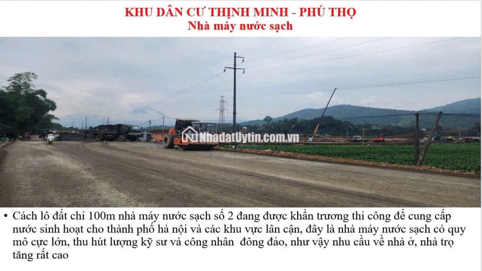 600 TRIỆU - Đất nền TP Hòa Bình GIÁ F0: View sông Đà - sẵn sổ đỏ công chứng ngay