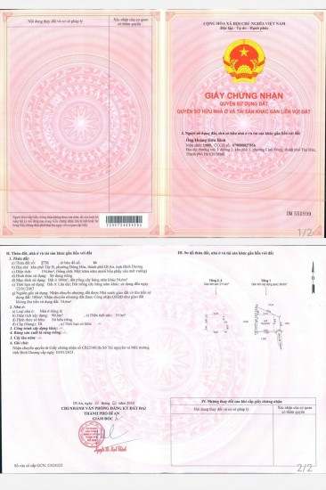 BÁN BIỆT THỰ MINI ĐÔNG HÒA - DĨ AN