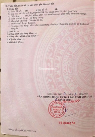 Cơ hội vàng cho nhà đầu tư tại Đăk Hà, Kon Tum.