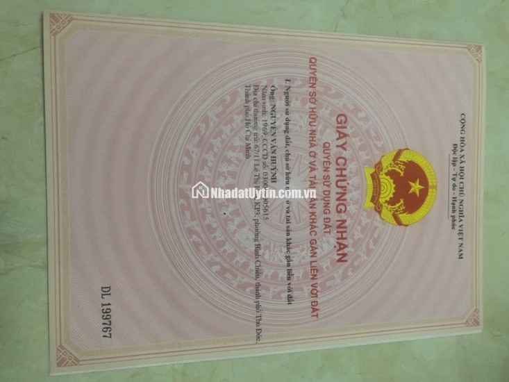 Cần bán nhà chính chủ, vị trí TT Thủ Đức, gần trường học, BV  0969128268