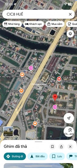 BÁN ĐẤT TP HUẾ, DT 252,6M2 THỔ CƯ, SHR CHỈ 26TR/M2. LH:0773465789