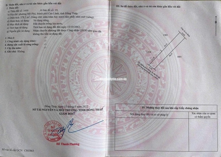 CẦN BÁN KHU ĐẤT TIỀM NĂNG MẶT TIỀN TUYẾN TRÁNH QL30 – GẦN CHỢ MỸ PHÚ. LH:0907682333.