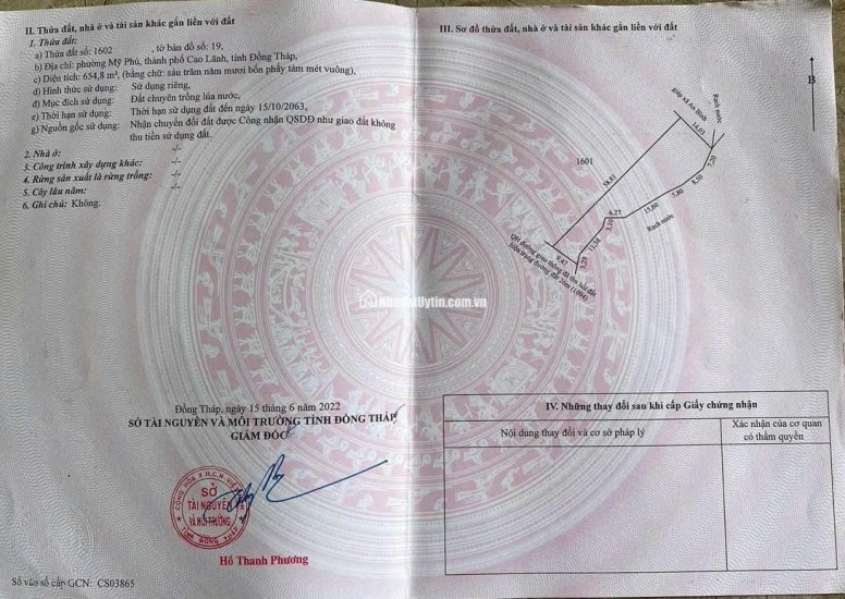 CẦN BÁN KHU ĐẤT TIỀM NĂNG MẶT TIỀN TUYẾN TRÁNH QL30 – GẦN CHỢ MỸ PHÚ. LH:0907682333.