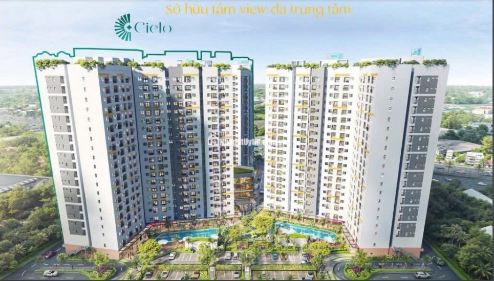 Căn Hộ 2PN gần vòng xoay Nguyễn Văn Linh chỉ 1.780 tỷ (100%) tháp đẹp nhất dự án destino centro