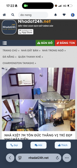 NHÀ KIỆT 7M TÔN ĐỨC THẮNG – VỊ TRÍ NHƯ MẶT TIỀN