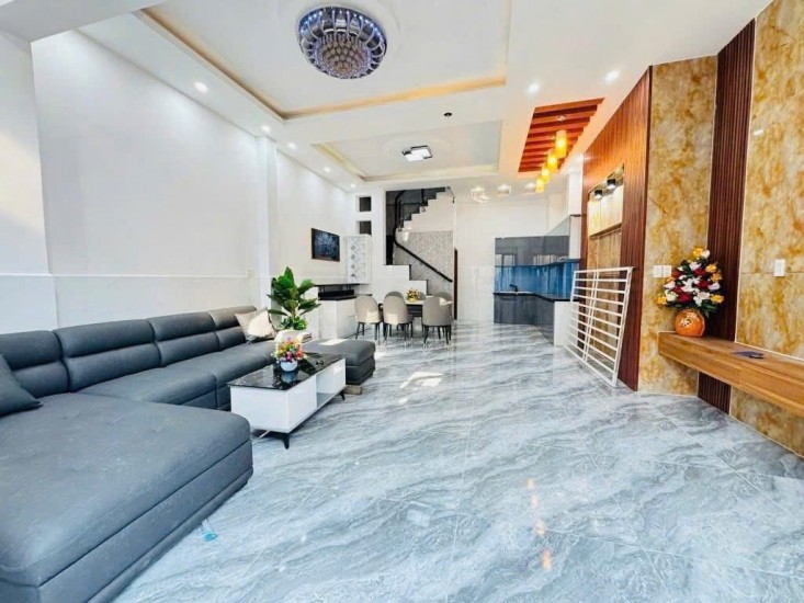 ZẢM MẠNH 5TỶ3 • 51.4M2 • TRỆT 2 LẦU • 4 P NGỦ • CV LÀNG HOA • 30M RA MẶT TIỀN