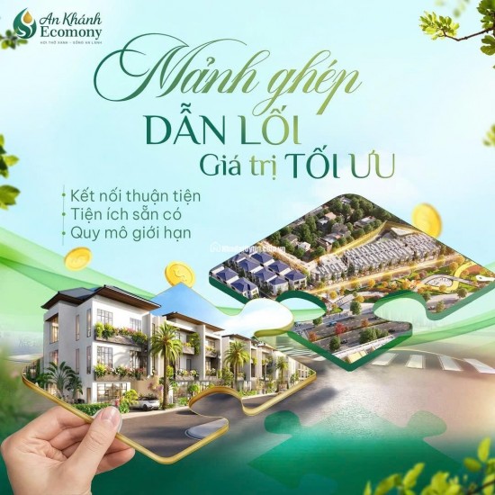 Liền kề 2 mặt tiền. Dự án đang hót nhất phía bắc An Khánh - Hà Nội ( Ecomony diện tích 70m2 giá bán 15 tỷ ) Cuối năm nhận nhà sổ đỏ vĩnh viễn cầm tay.